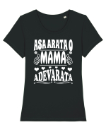 Asa arata o mama adevarata Tricou mânecă scurtă guler larg fitted Damă Expresser