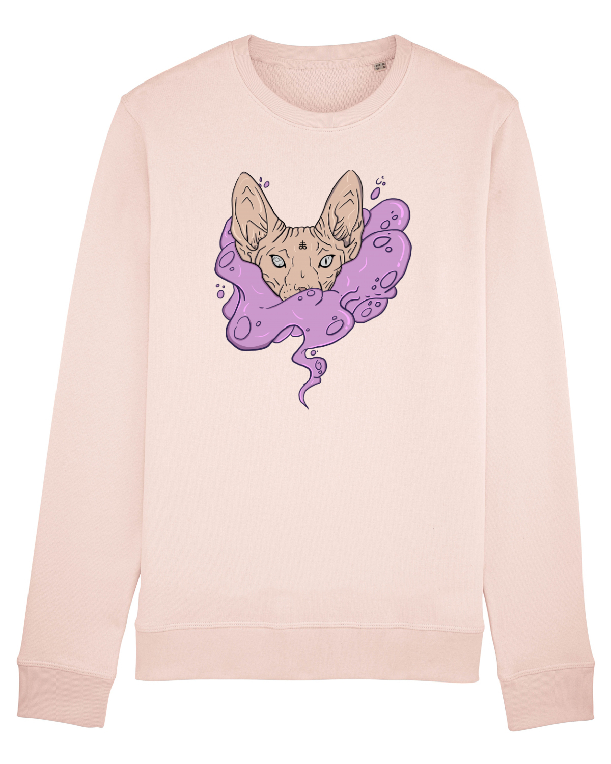 Bluză mânecă lungă Unisex Rise Candy Pink