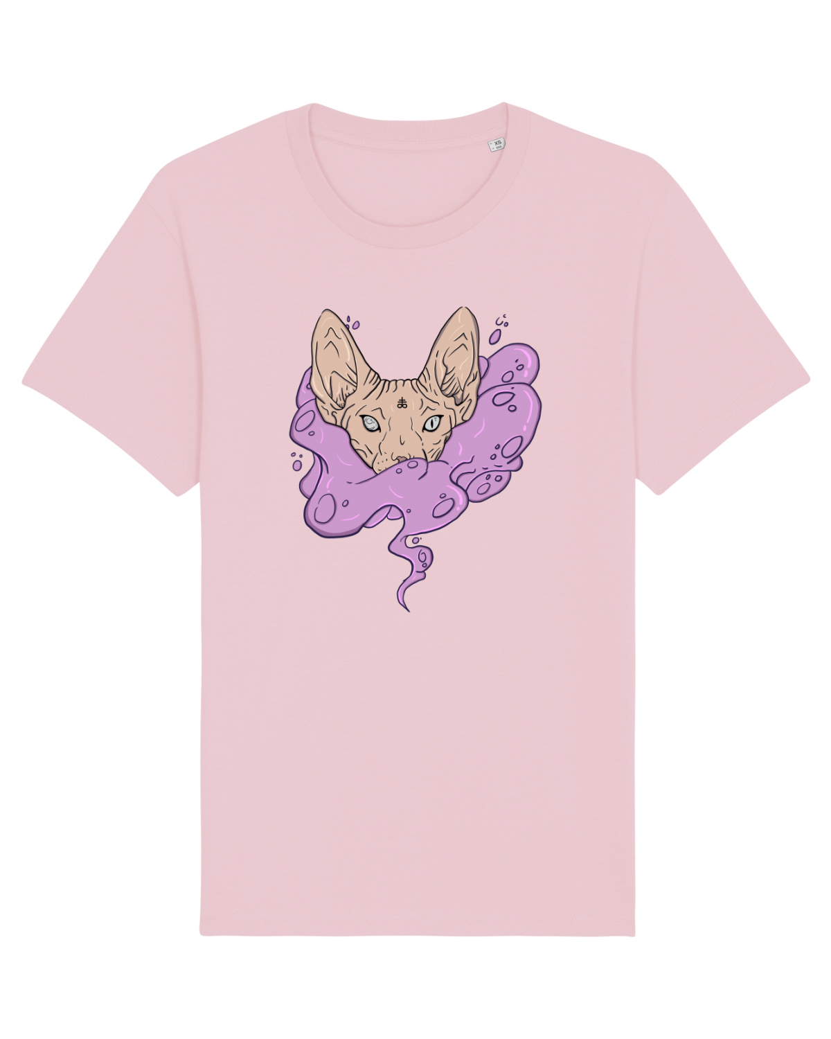 Tricou mânecă scurtă Unisex Rocker Cotton Pink