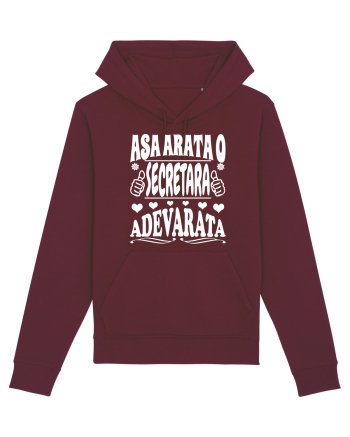Asa arata o secretara adevarata Burgundy