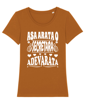 Asa arata o secretara adevarata Roasted Orange