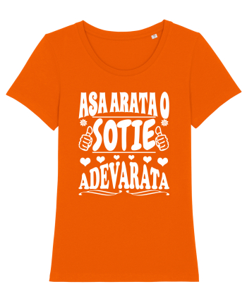 Asa arata o sotie adevarata Bright Orange
