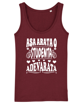 Asa arata o studenta adevarata Burgundy