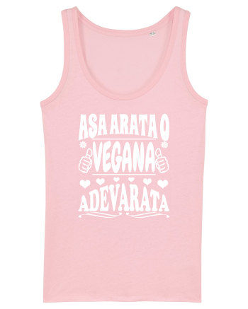 Asa arata o vegana adevarata Cotton Pink
