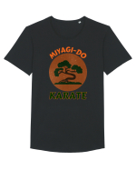Miyagi-Do Karate Tricou mânecă scurtă guler larg Bărbat Skater