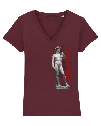 Michelangelo David Burgundy