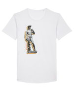  Michelangelo - David Tricou mânecă scurtă guler larg Bărbat Skater