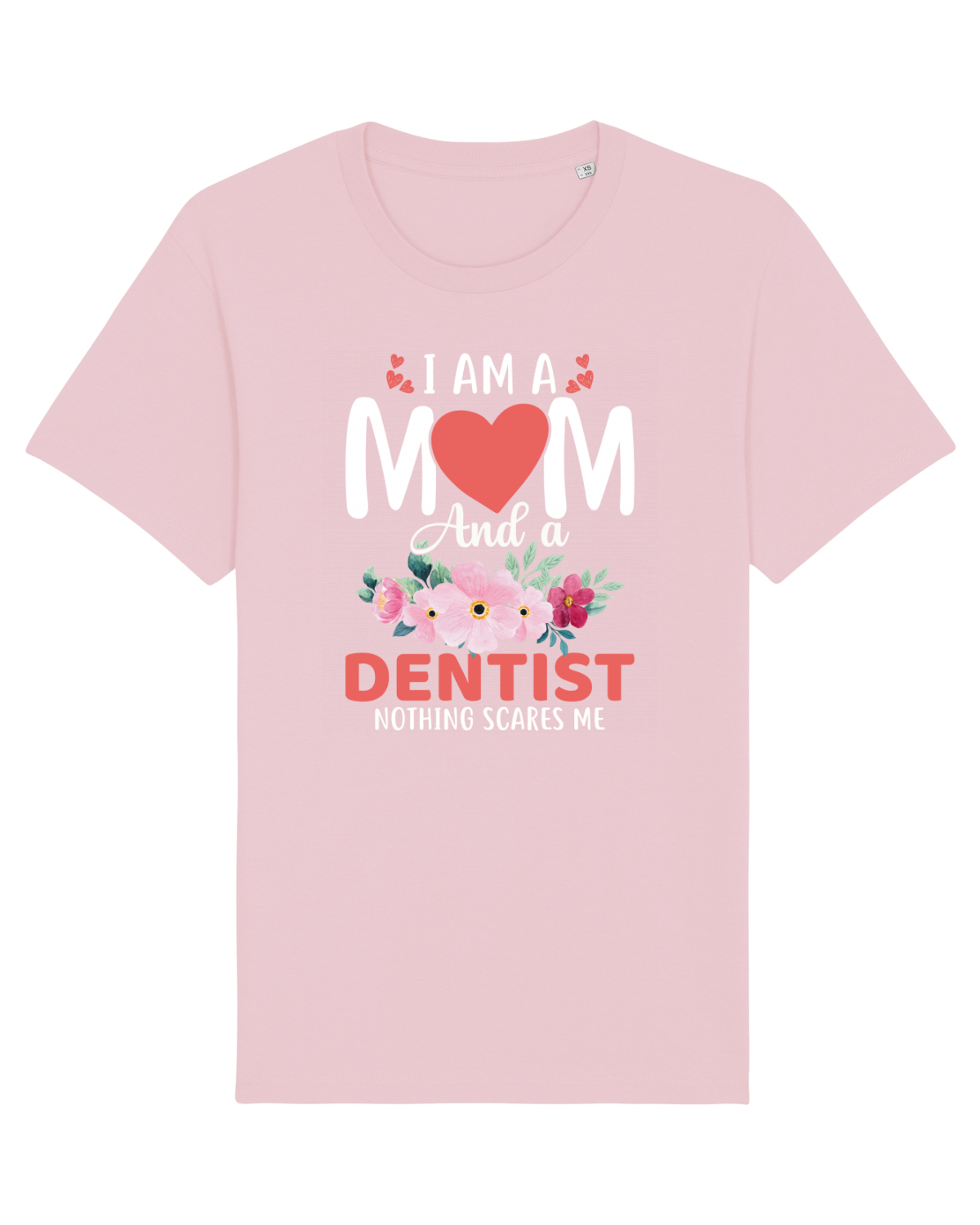 Tricou mânecă scurtă Unisex Rocker Cotton Pink