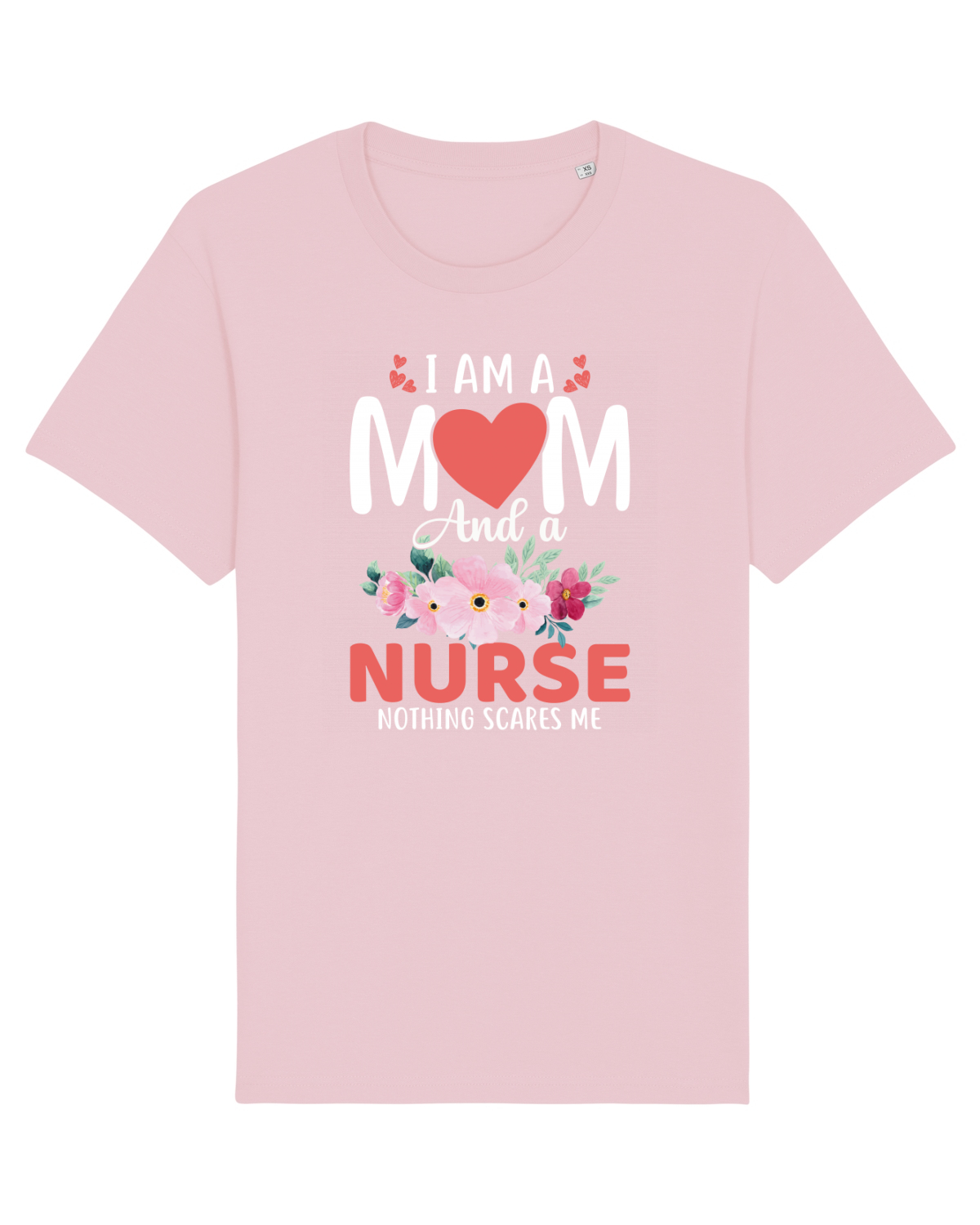 Tricou mânecă scurtă Unisex Rocker Cotton Pink