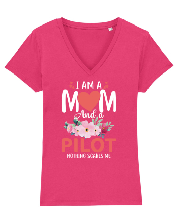 I Am A Mom And A Pilot Nothing Scares Me Raspberry