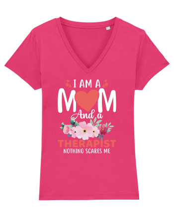 I Am A Mom And A Therapist Nothing Scares Me Raspberry