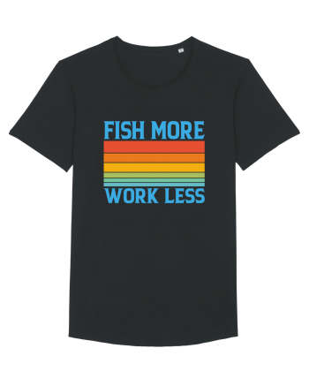 Fish More Work Less Black