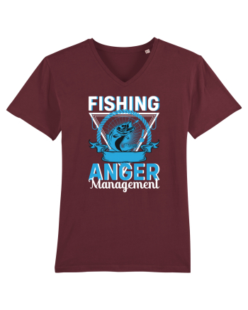 Fishing Anger Management Burgundy
