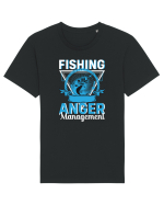 Fishing Anger Management Tricou mânecă scurtă Unisex Rocker