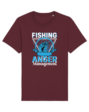 Fishing Anger Management Burgundy