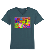 Antidotul muzical Tricou mânecă scurtă guler V Bărbat Presenter