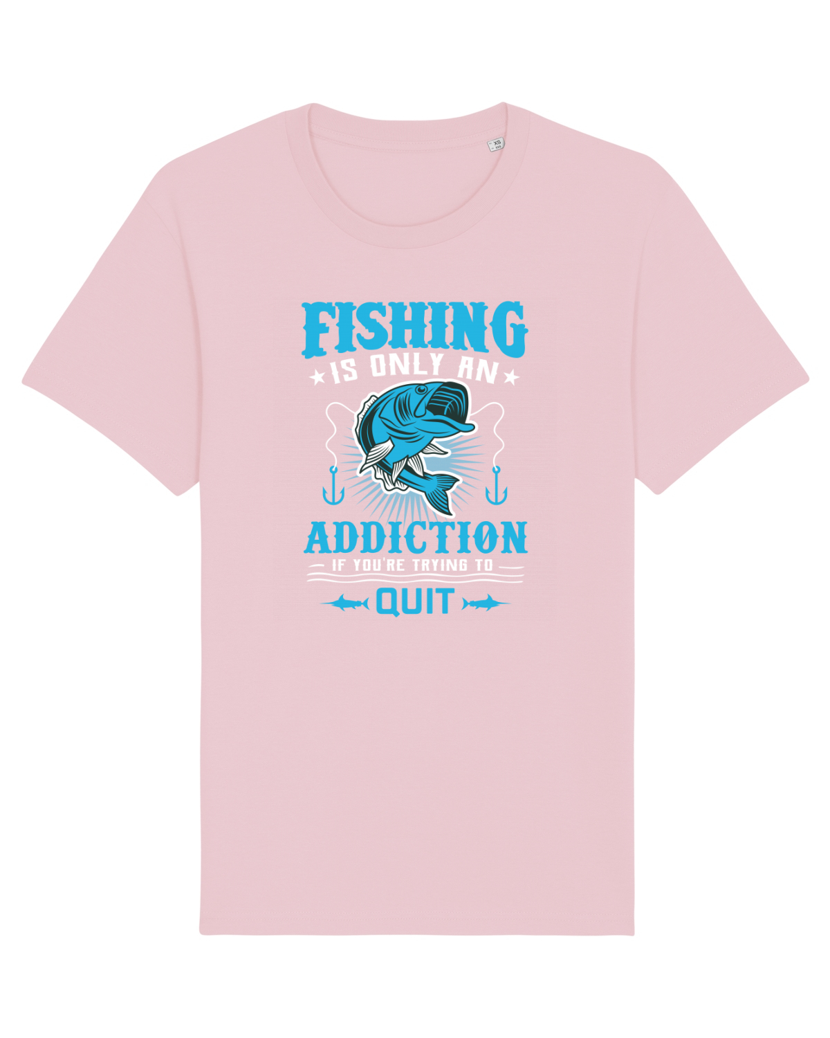 Tricou mânecă scurtă Unisex Rocker Cotton Pink