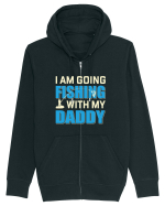 I Am Going Fishing With My Daddy Hanorac cu fermoar Unisex Connector