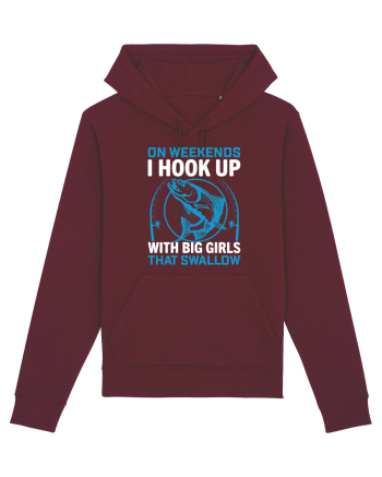 On Weekends I HooK Up Burgundy