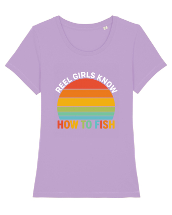 Reel Girl Know How To Fish Lavender Dawn
