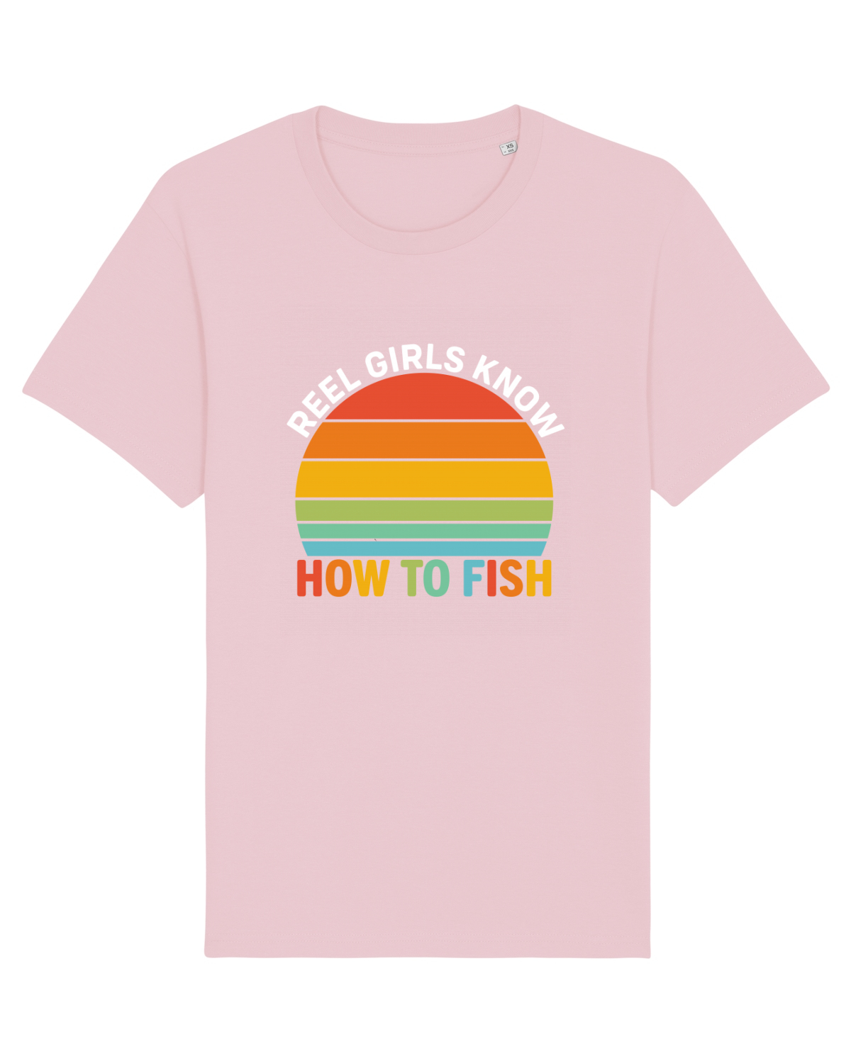 Tricou mânecă scurtă Unisex Rocker Cotton Pink