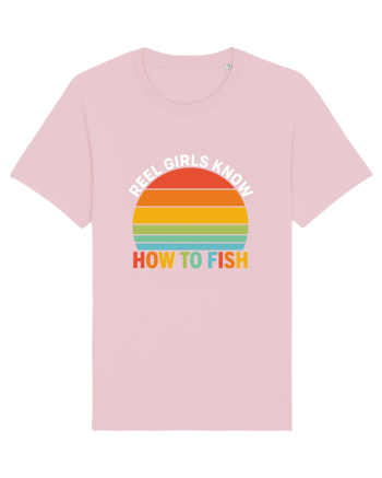 Reel Girl Know How To Fish Cotton Pink