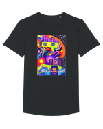 Eul interior Tricou mânecă scurtă guler larg Bărbat Skater