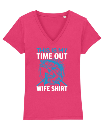 This Is My Time Out Wife Shirt Raspberry