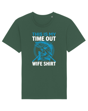 This Is My Time Out Wife Shirt Bottle Green