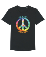 Be Kind Always Tricou mânecă scurtă guler larg Bărbat Skater