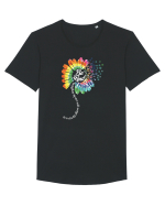 Be Kind Tricou mânecă scurtă guler larg Bărbat Skater