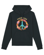 Flower Peace Love Hanorac Unisex Drummer