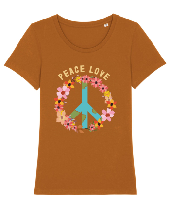 Flower Peace Love Roasted Orange