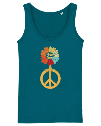 Flower Power Peace Sign Ocean Depth