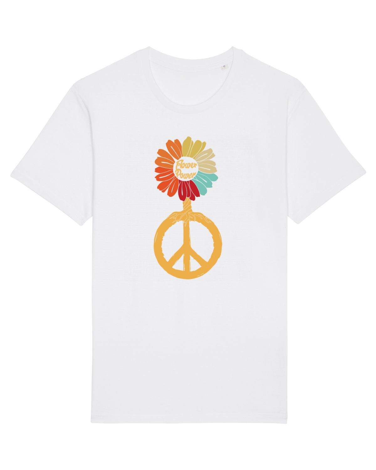 Tricou mânecă scurtă Unisex Rocker White