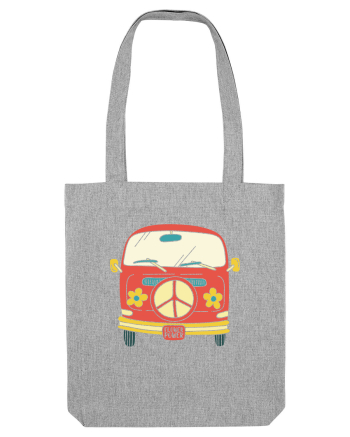 Flower Power Van Heather Grey