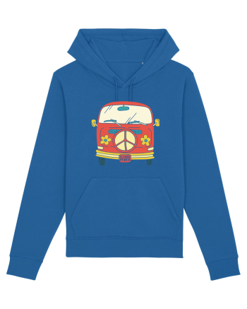 Flower Power Van Royal Blue