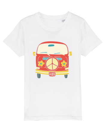 Flower Power Van White