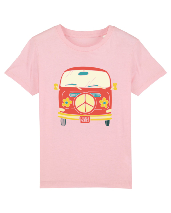 Flower Power Van Cotton Pink