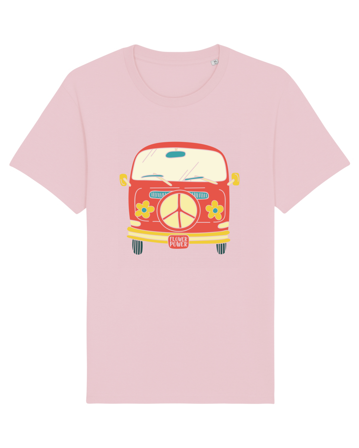 Tricou mânecă scurtă Unisex Rocker Cotton Pink