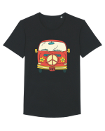 Flower Power Van Tricou mânecă scurtă guler larg Bărbat Skater