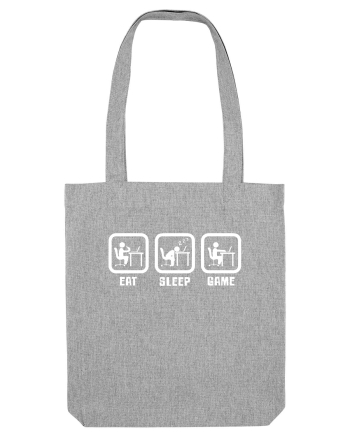Eat Sleep Game Heather Grey