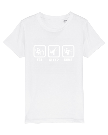 Eat Sleep Game White