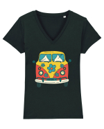 Happiness Van Tricou mânecă scurtă guler V Damă Evoker