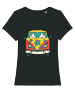 Happiness Van Tricou mânecă scurtă guler larg fitted Damă Expresser