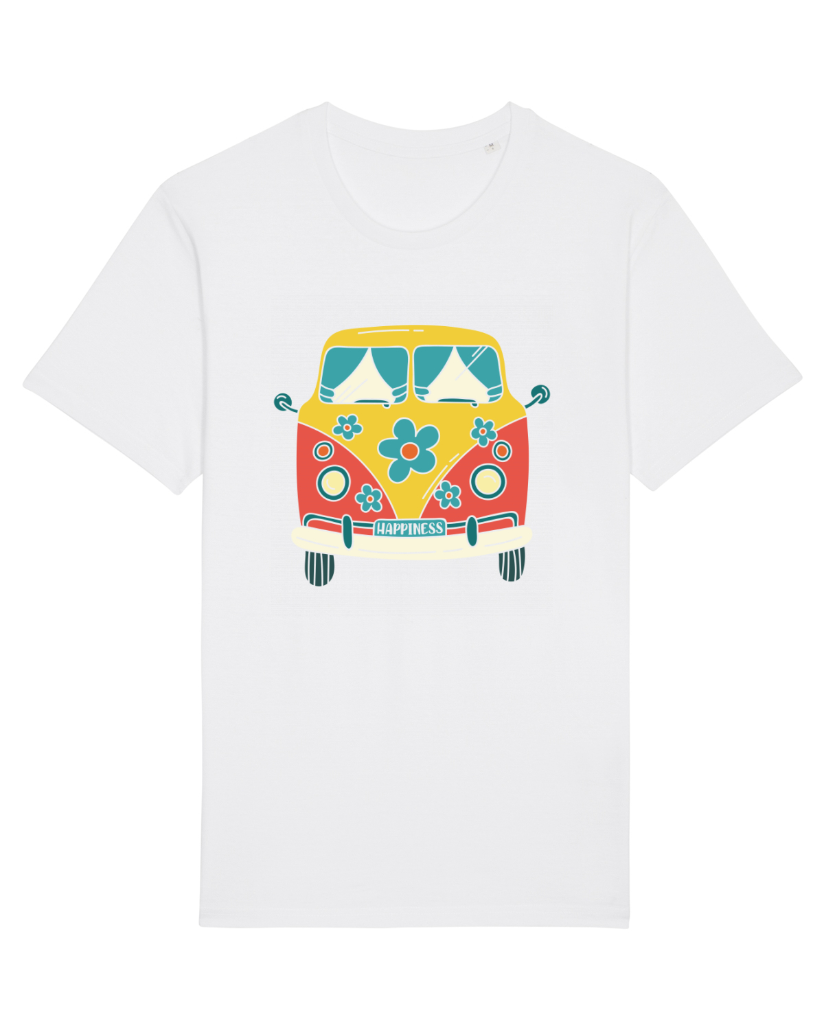 Tricou mânecă scurtă Unisex Rocker White
