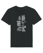 Help The Nature Tricou mânecă scurtă Unisex Rocker