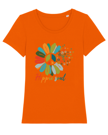 Hippie Soul Flower Bright Orange
