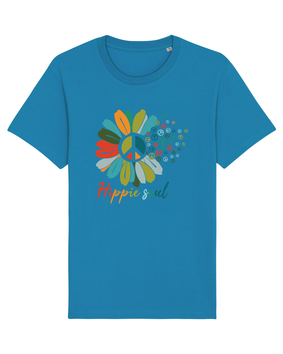 Tricou mânecă scurtă Unisex Rocker Azur