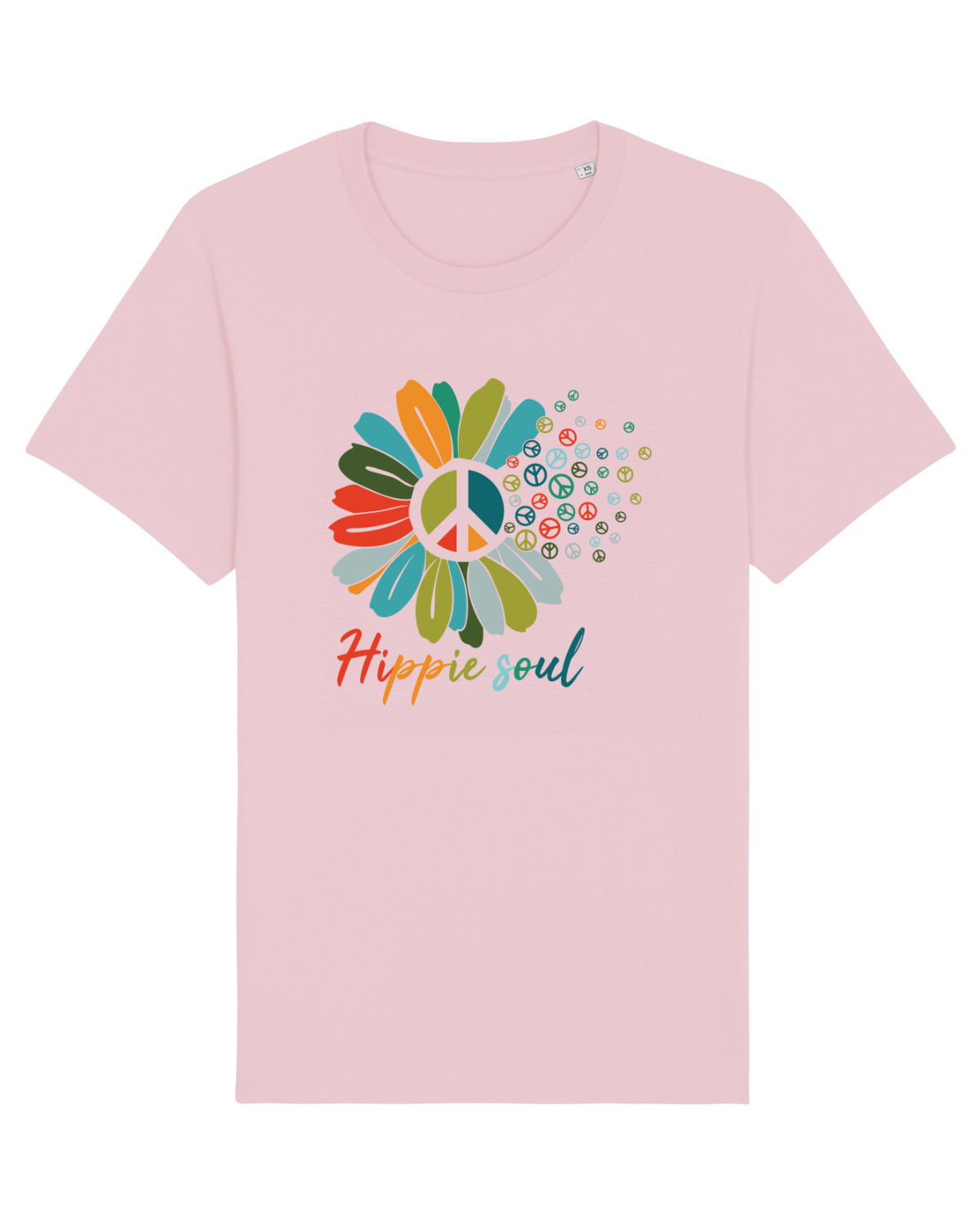 Tricou mânecă scurtă Unisex Rocker Cotton Pink